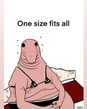 One size fits all (A4 Print)