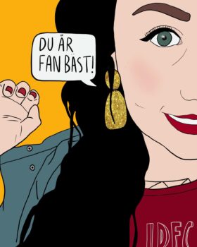 Du är fan bäst (A4 Print)