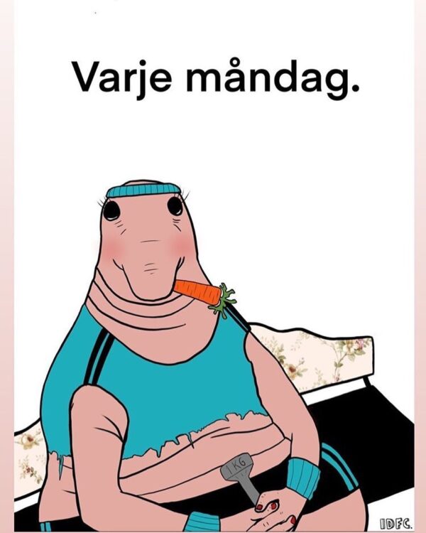 Varje Måndag (A4 Print)
