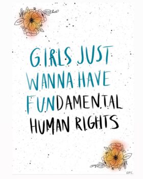 Girls just wanna have fun (A4 Print)