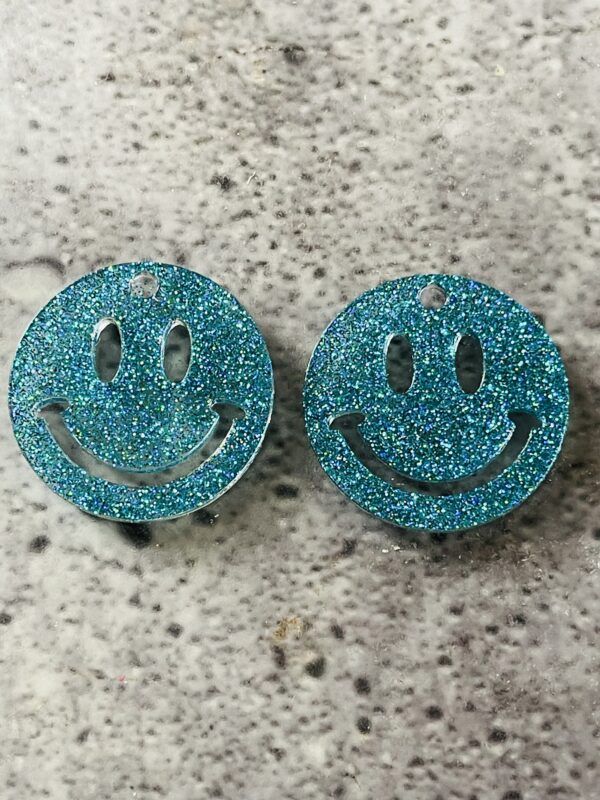 Blå Smileys