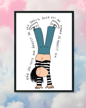 Korv med bröd och sexig outfit.