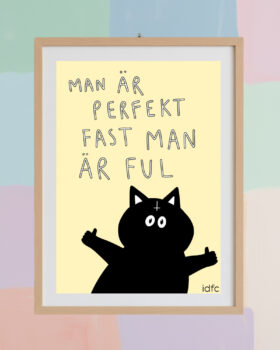 Perfekt fast man är ful