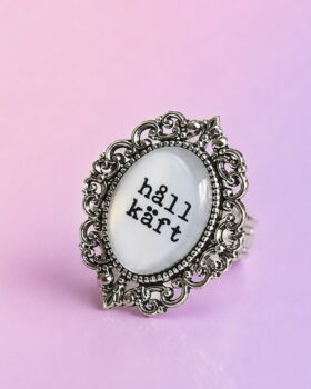 Håll käft - oval ring