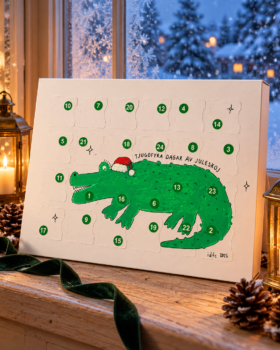 Julkalender krokodil 2026