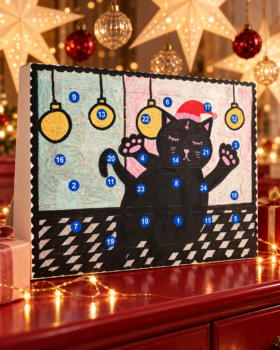 Julkalender katt 2026